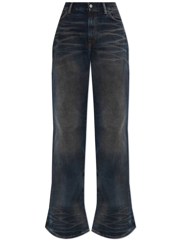 Acne Studios Flared Jeans, Women's, Navy Blue - ACNE STUDIOS - BALAAN 1