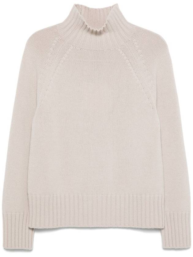 Mantova Wool Cashmere Turtleneck Beige - S MAX MARA - BALAAN 2