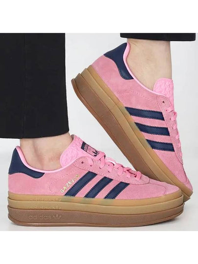 Gazelle Bold Low Top Sneakers Pink Glow - ADIDAS - BALAAN 2