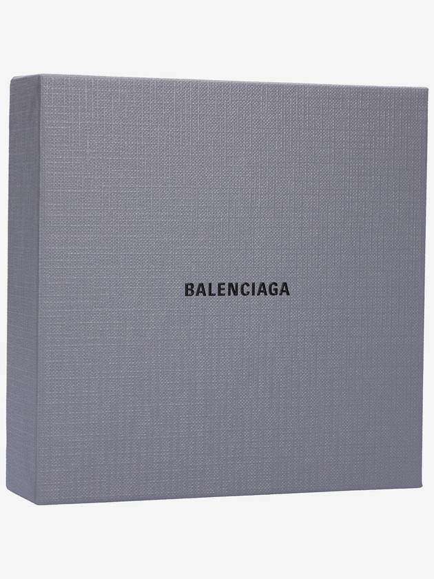 Car Embossed Grain Calfskin Card Wallet Black - BALENCIAGA - BALAAN 7