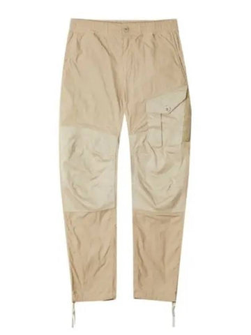 Ten c garment dyed nylon tactel pants beige 22CTCUP04160 - TEN C - BALAAN 1