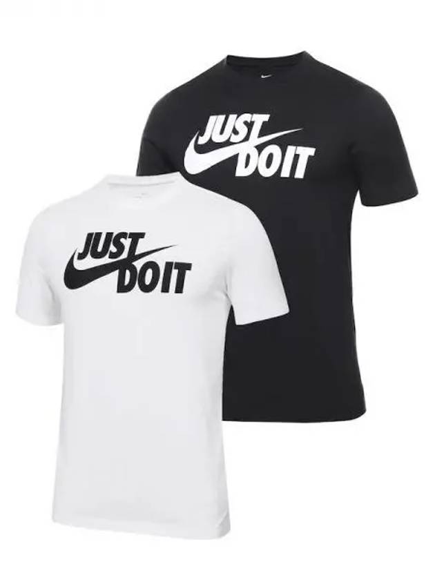 Men s NSW Just Do It Swoosh Short Sleeve T Shirt 2 types AR5006 Domestic Product GQK723033065480 - NIKE - BALAAN 1