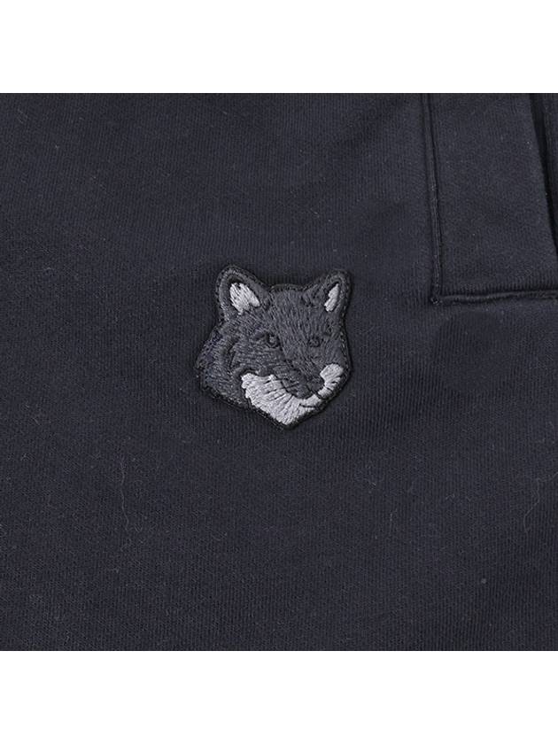 Bold Fox Head Patch Oversized Jog Shorts Black - MAISON KITSUNE - BALAAN 4