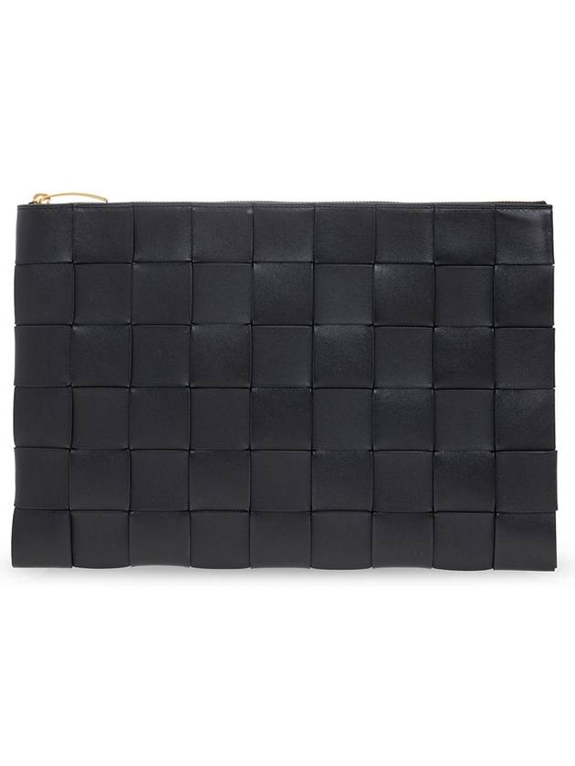 Large Clutch Bag Black - BOTTEGA VENETA - BALAAN 2