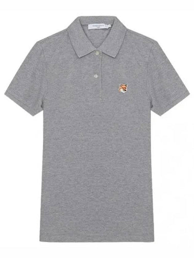 fox head patch classic polo t shirt - MAISON KITSUNE - BALAAN 1