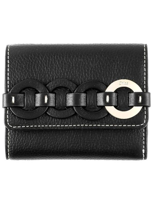 Daryl Flap Tri-Fold Small Bicycle Wallet Black - CHLOE - BALAAN 2