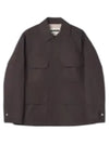 Sports Pocket Jacket Dark Brown - JIL SANDER - BALAAN 1