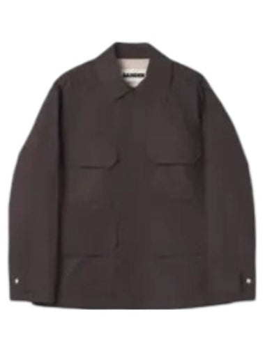 Sports Pocket Jacket Dark Brown - JIL SANDER - BALAAN 1