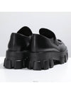 Monolith Brushed Leather Platform Loafers Black - PRADA - BALAAN 9