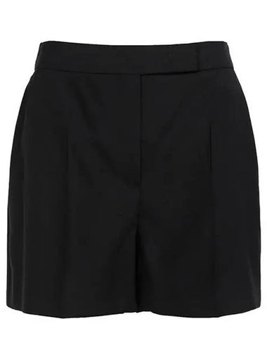 Black Amato Mohair Wool Silk Shorts Pants 002 1209887 - MAX MARA - BALAAN 1