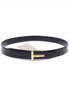 Men's T Logo Crocodile Belt - TOM FORD - BALAAN 4