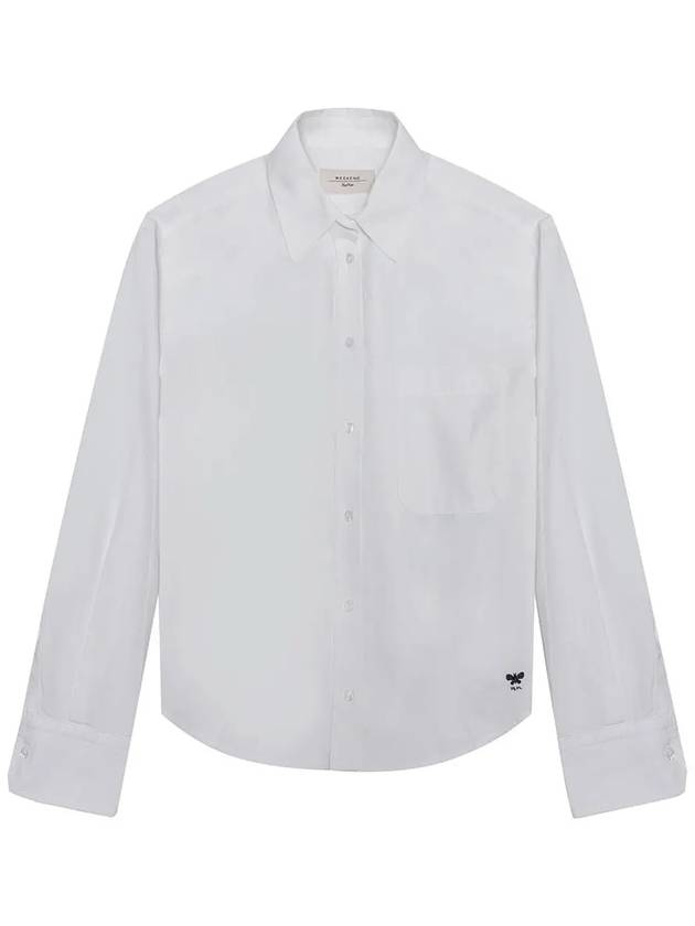 Jock cotton shirt white 001 - MAX MARA - BALAAN 1