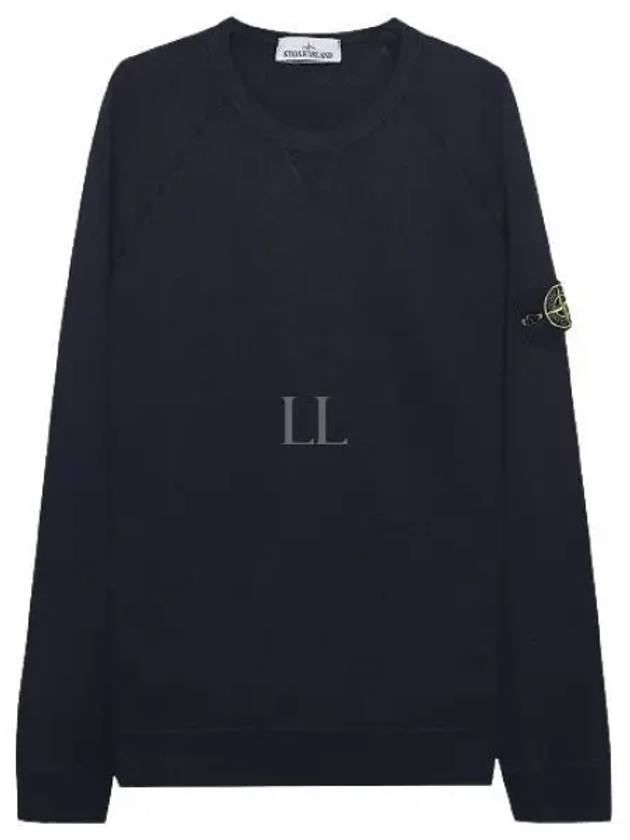 Wappen Patch Crew Neck Sweatshirt Navy - STONE ISLAND - BALAAN 2