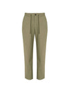 Men's Tapered One-Tuck Banding Pants Light Khaki SW21EPA06LK - SOLEW - BALAAN 1