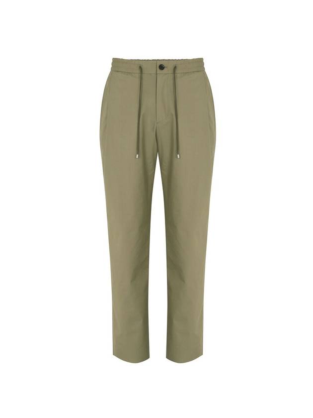 Men's Tapered One-Tuck Banding Pants Light Khaki SW21EPA06LK - SOLEW - BALAAN 1