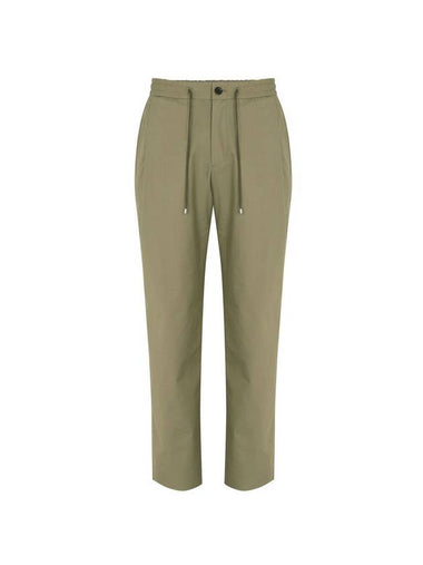 Tapered One Tuck Banding Slacks Light Khaki - SOLEW - BALAAN 1