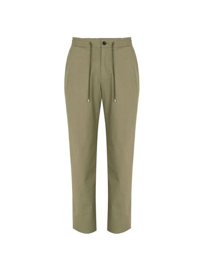 Tapered One Tuck Banding Slacks Light Khaki - SOLEW - BALAAN 2