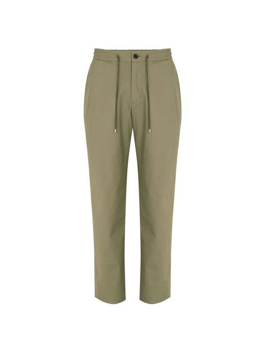 Men's Tapered One-Tuck Banding Pants Light Khaki SW21EPA06LK - SOLEW - BALAAN 2