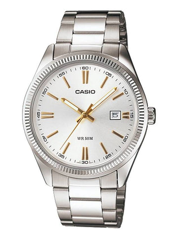 analog clock silver - CASIO - BALAAN 1