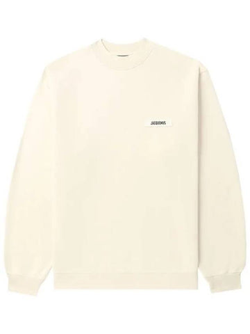 Jacquemus Men's Logo Crew Neck Sweatshirt 24E245JS2062036 - JACQUEMUS - BALAAN 1