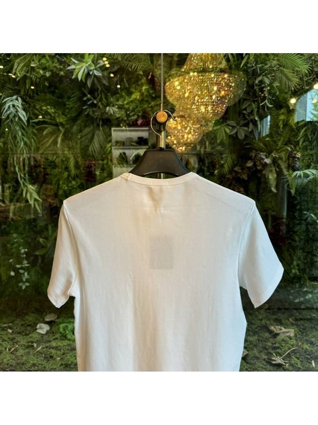 Embroidered Logo Short Sleeve T-Shirt White - KITON - BALAAN 6