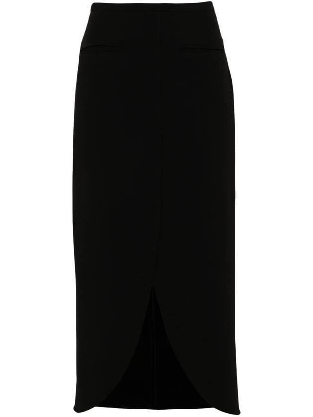 Ellipse Tailored Long A-line Skirt Black - COURREGES - BALAAN 1