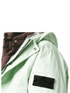 Men's Cocoon Logo Patch Parka Light Green - STONE ISLAND - BALAAN 7