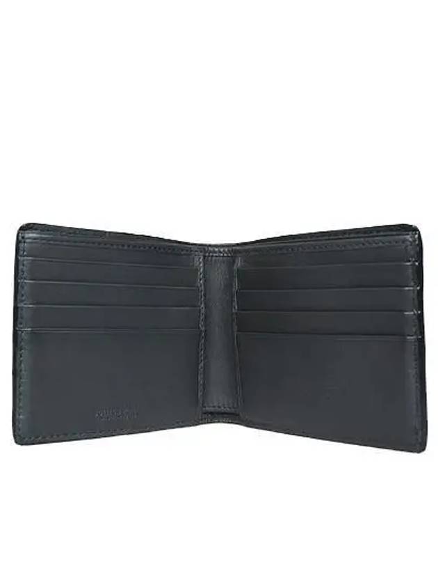 113993 Intrecciato Gray Leather Men s Ring Wallet - BOTTEGA VENETA - BALAAN 4