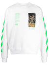 Men's Pascal Painting Sweatshirt White - OFF WHITE - BALAAN.