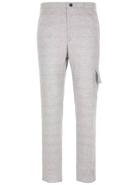 24SS UMM0523 K0625C01 GRAY KNT Light Silky Wool Pants - KITON - BALAAN 2