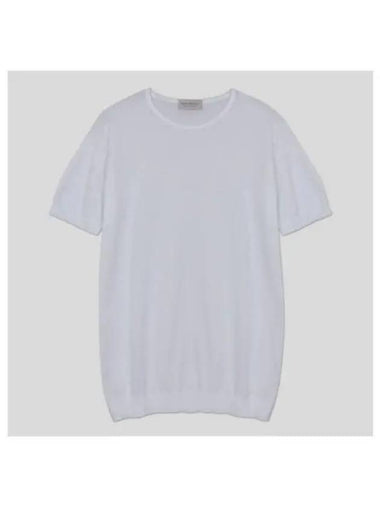 Belden knit t shirt white - JOHN SMEDLEY - BALAAN 1