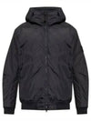 Crinkle Reps R NY Padding Navy - STONE ISLAND - BALAAN 2