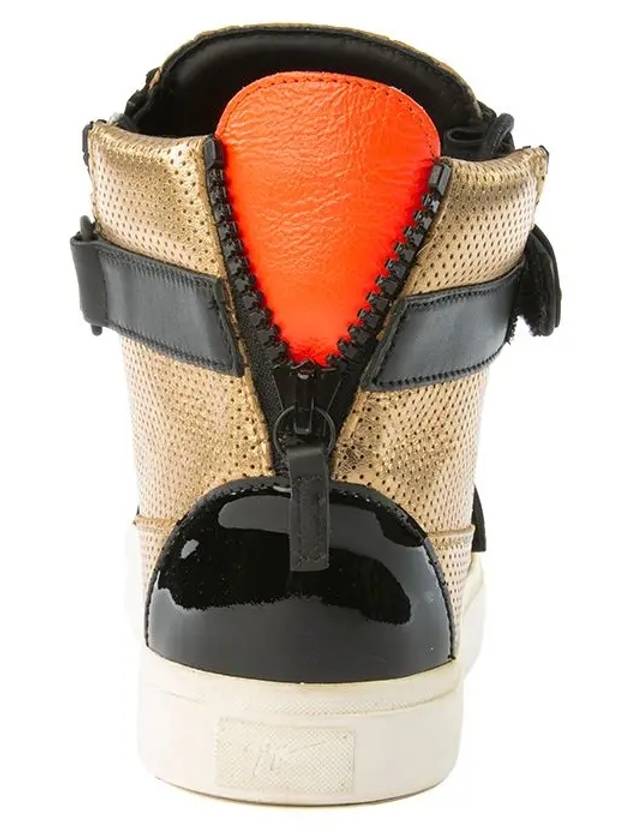 Gold hightop sneakers RM5117 - GIUSEPPE ZANOTTI - BALAAN 5