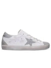 Superstar Glitter Low Top Sneakers Silver White - GOLDEN GOOSE - BALAAN 2