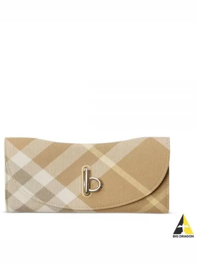 Rocking Horse Checked Medium Wallet Beige - BURBERRY - BALAAN 2