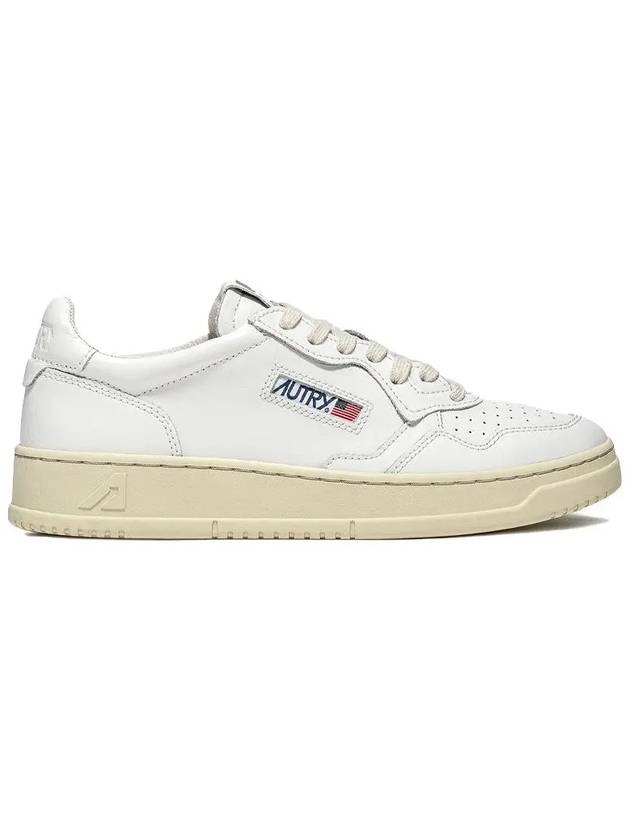 Medalist Leather Low Top Sneakers White - AUTRY - BALAAN 2