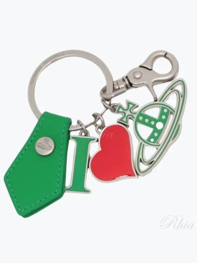 Polly I Love ORB Charm Key Holder Green - VIVIENNE WESTWOOD - BALAAN 2