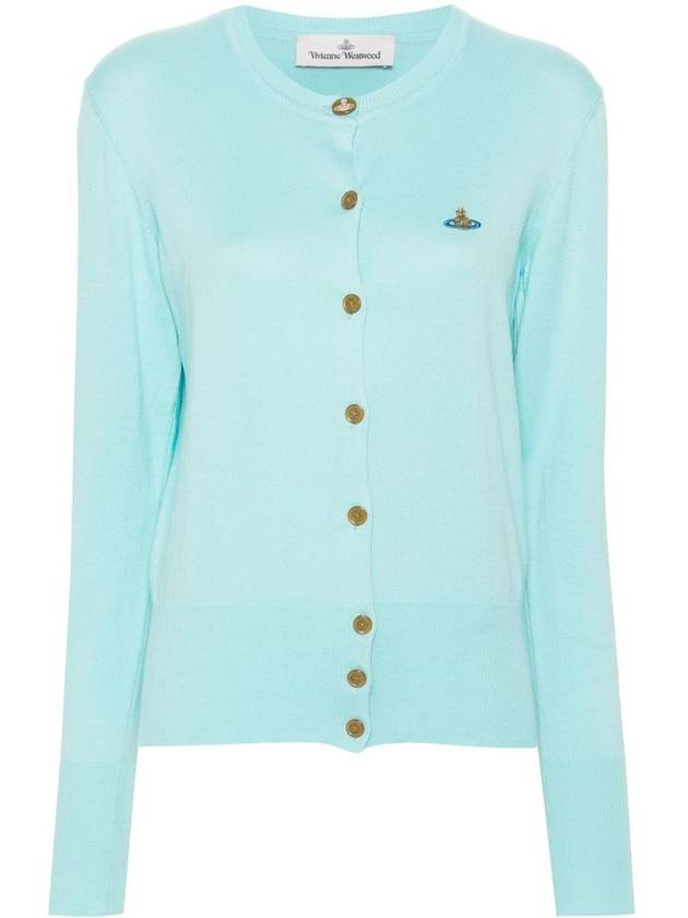 Bea Knit Cardigan Aqua - VIVIENNE WESTWOOD - BALAAN 2