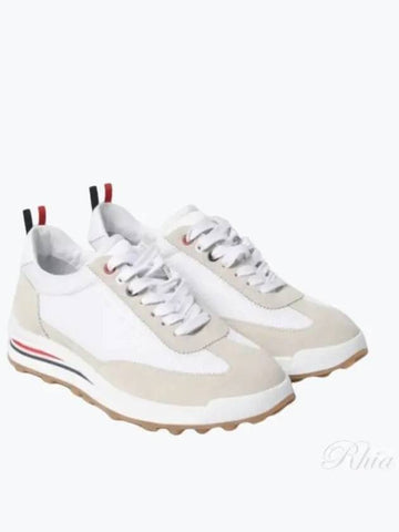 Suede Tech Runner Men s Sneakers Shoes MFD180A03050 - THOM BROWNE - BALAAN 1