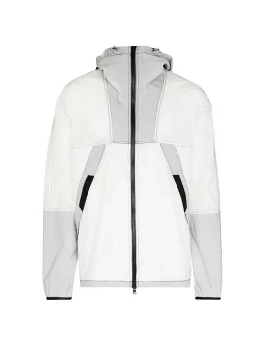 DOI Doi Windbreaker Jacket Gray White Men's Jacket 1A00131 53A1U 990 - MONCLER - BALAAN 1