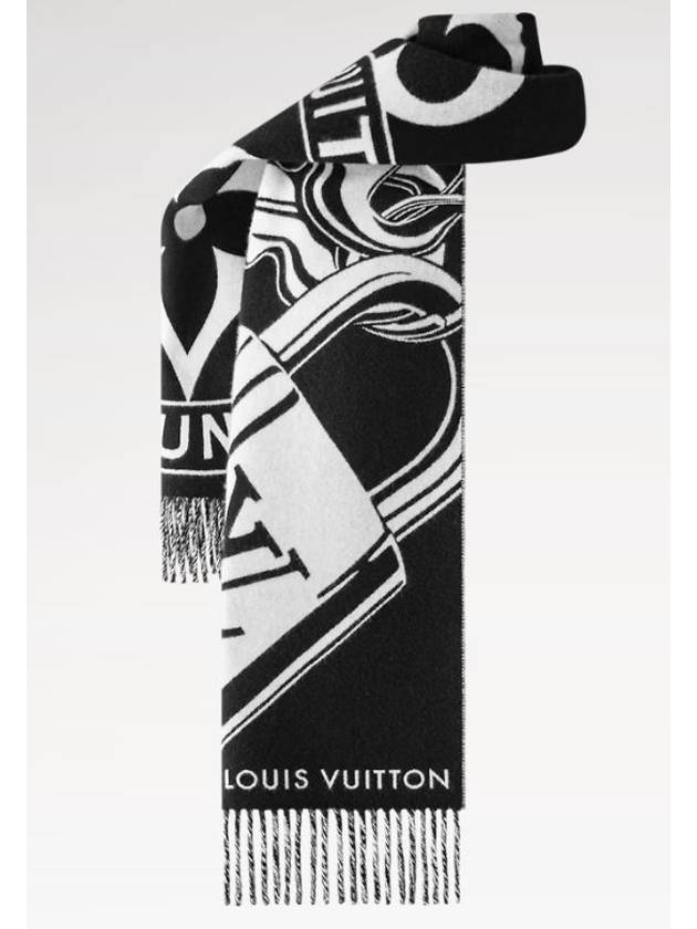 M92855 Lock and Key Scarf - LOUIS VUITTON - BALAAN 2