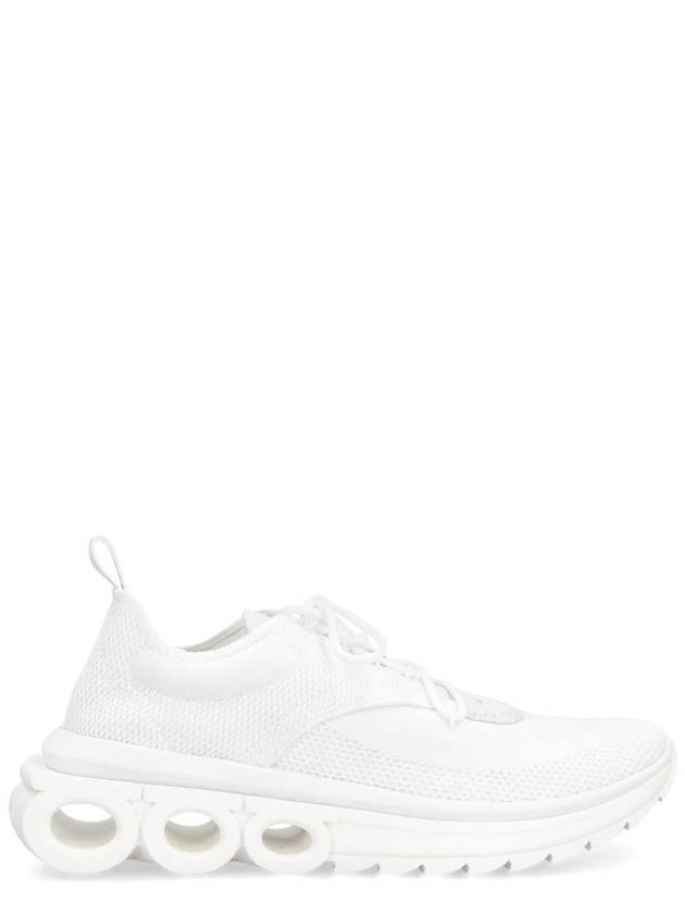 Running Nima Knit Low Top Sneakers White - SALVATORE FERRAGAMO - BALAAN 2