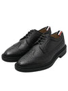 Men's Classic Long Wing Brogue Lace Up Brogue Shoes Black - THOM BROWNE - BALAAN 2