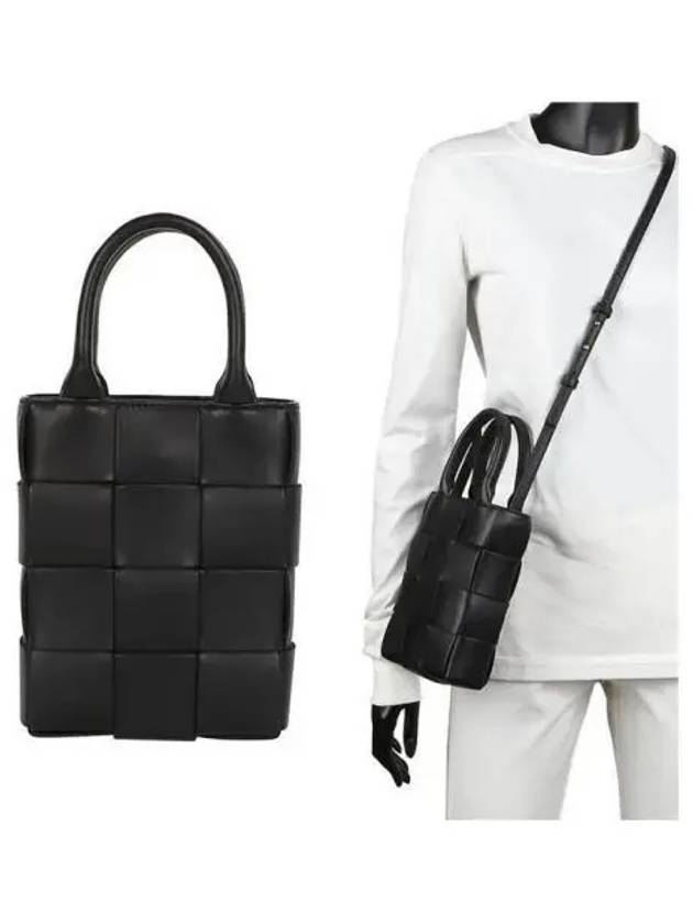 Cassette Mini Tote Black - BOTTEGA VENETA - BALAAN 2