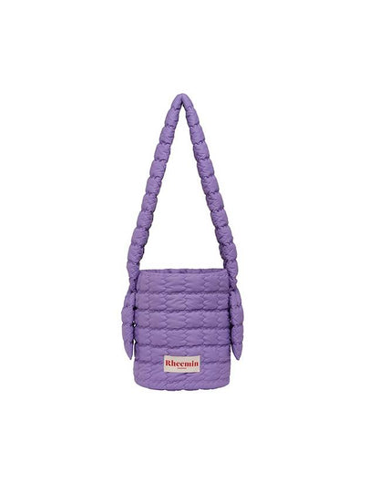 Puppy Nugget Quilted Bucket Cross Bag Purple - RHEEMIN - BALAAN 2