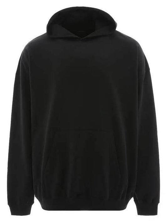 Back Logo Oversized Hoodie Black - BALENCIAGA - BALAAN 2