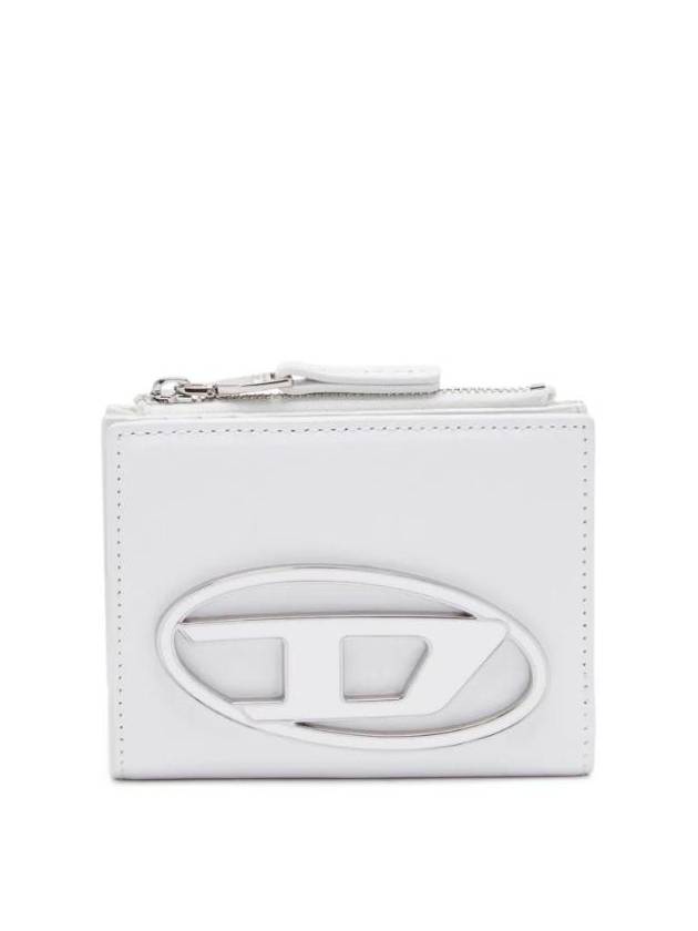 1DR Leather Half Wallet White - DIESEL - BALAAN 1