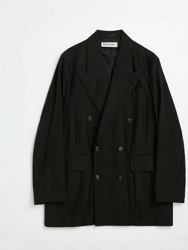 Experience Viscose Blazer Double Coat Black - OUR LEGACY - BALAAN 2