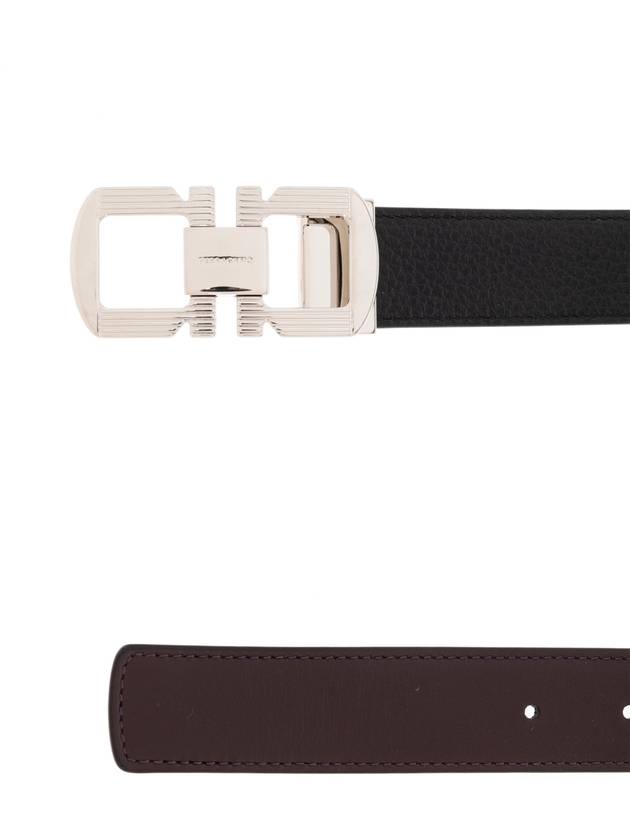 FERRAGAMO Reversible Belt, Men's, Black - SALVATORE FERRAGAMO - BALAAN 5