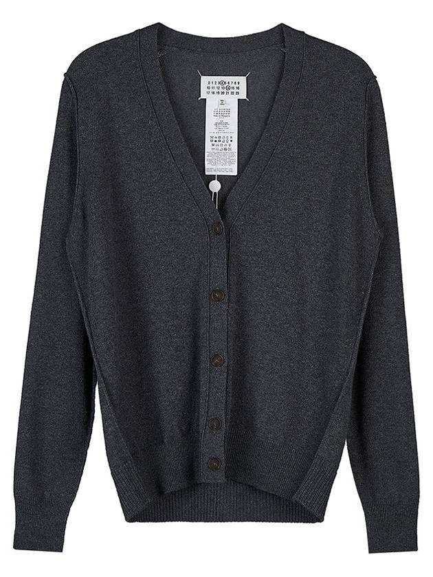 Eco Cashmere Loose Fit Cardigan Grey - MAISON MARGIELA - BALAAN 11